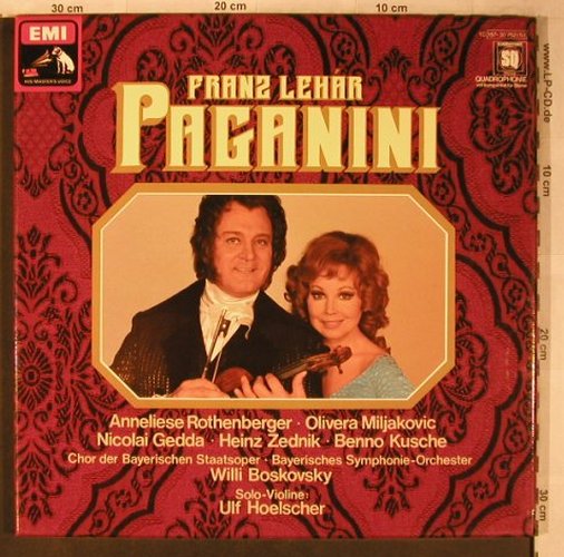 Lehar,Franz: Paganini-Box, EMI(289-30 752/53), D, 1977 - 2LPQ - L8486 - 12,50 Euro