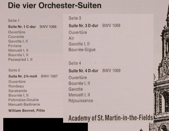 Bach,Johann Sebastian: Die vier Orchester-Suiten, Box, Decca(6.35134 DX), D, m-/vg+, 1974 - 2LP - L8560 - 9,00 Euro