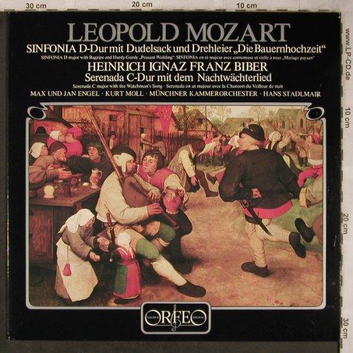 Mozart,Leopold / Biber: Sinfonia D-Dur m.Dudelsack/Nachtwä., Orfeo(S 033821 A), D, 1982 - LP - L8564 - 7,50 Euro