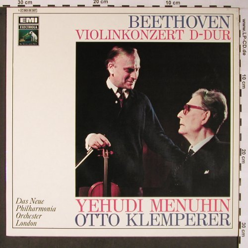 Beethoven,Ludwig van: Violinkonzert D-Dur, op.61, vg+/m-, EMI(C 063-00 307), D,  - LP - L8606 - 6,00 Euro