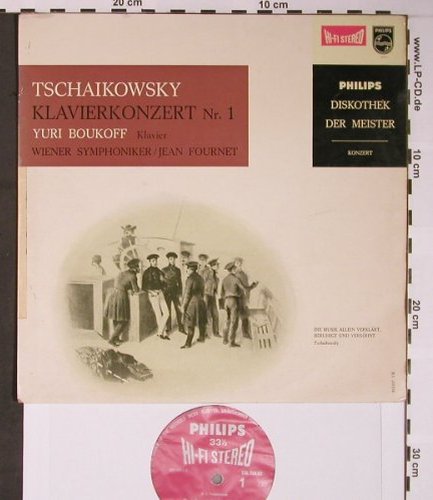 Tschaikowsky,Peter: Klavierkonzert Nr.1, op.23, VG-/vg+, Philips, bad cond.(836 213 VZ), NL,  - 10inch - L8624 - 5,00 Euro