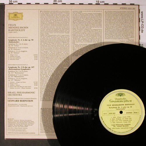 Mendelssohn Bartholdy,Felix: Sinfonien Nr.4 & 5,Ital.,Reform., D.Gr. Resonance(2531 097), , 1979 - LP - L8633 - 5,00 Euro