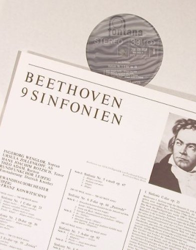 Beethoven,Ludwig van: 9 Sinfonien,Box, Fontana(K 71 BA 600), NL,Ri,  - 6LP - L8637 - 45,00 Euro