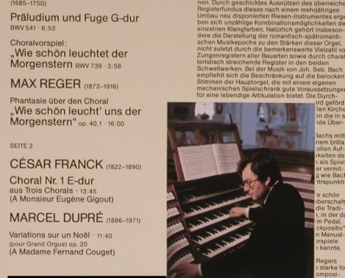 V.A.Wie schön leuchtet d.Morgen-: stern-Bach,Reger,Franck,Dupré, Eurodisc(40 857 5), D,Club Ed., 1984 - LP - L8652 - 6,00 Euro