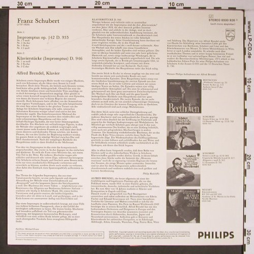 Schubert,Franz: Impromptus op.142 D.935,D.946, Philips(6500 928), NL, 1975 - LP - L8660 - 7,50 Euro