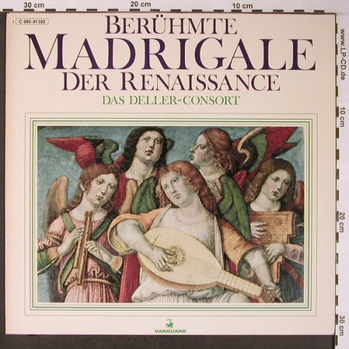 V.A.Berühmte Madrigale der Renais.: Clement Janequin..Thomas Tomkins, Vanguard(C 063-91322), D,  - LP - L8661 - 5,00 Euro