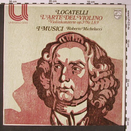 Locatelli,Pietro: L'Arte del Violino op.3 Nr.1,8,9, Philips(6580 035), NL,  - LP - L8677 - 7,50 Euro