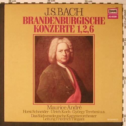 Bach,Johann Sebastian: BrandenburgischeKonzerte1,2,6/3,4,5, Europa(1203/1204), D,  - LPx2 - L8680 - 9,00 Euro