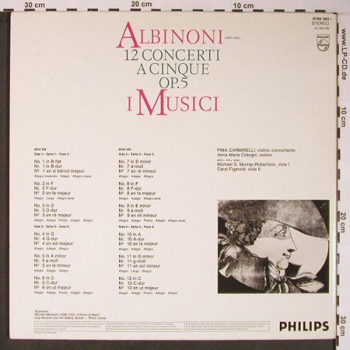 Albinoni,Tomaso: 12 Concerti A Cinque op.5, Foc, Philips(6769 082), NL, Ri, 1982 - 2LP - L8683 - 14,00 Euro