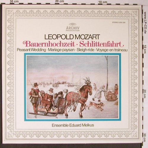 Mozart,Leopold: Bauernhochzeit, Schlittenfahrt, Foc, Archiv(2533 328), D, 1976 - LP - L8686 - 7,50 Euro