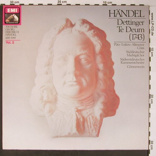 Händel,Georg Friedrich: Dettinger Te Deum (1743), EMI, Vol.3(12 8530 1), D,Ri, co, 1963 - LP - L8695 - 5,00 Euro