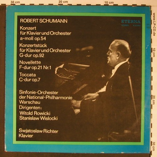 Schumann,Robert: Konzert f.Klavier&Orch.a-moll,op.54, Eterna, m-/vg+(8 25 483), DDR, woc, 1975 - LP - L8698 - 5,00 Euro