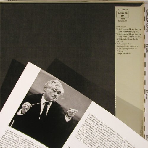 Reger,Max: Mozart-Hiller Variationen, Box, Telefunken(6.35053 DX), D, 1968 - 2LP - L8710 - 12,50 Euro