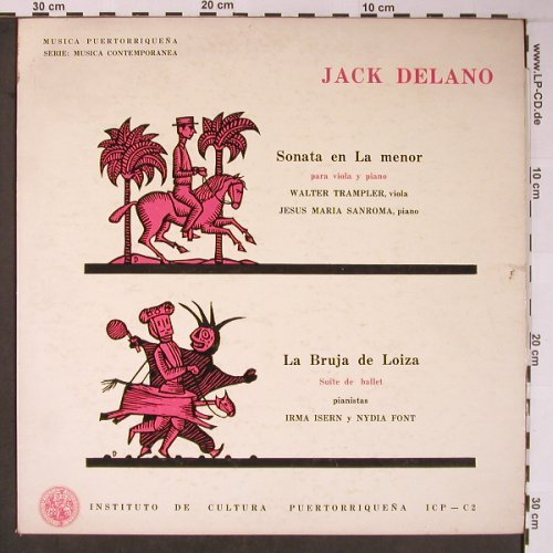 Delano,Jack: Sonata en La menor/La Bruja deLoiza, Instituto de Cultura(ICP-C2), PuertoRico,  - LP - L8726 - 45,00 Euro