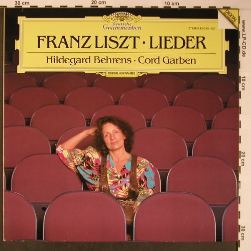 Liszt,Franz: Lieder, D.Gr.(419 240-1), D, 1986 - LP - L8730 - 7,50 Euro