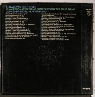 Beethoven,Ludwig van: Sämtliche Klaviersonaten,Box, Philips(6768 004), NL,  - 13LP - L8736 - 101,00 Euro