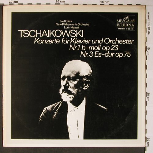 Tschaikowsky,Peter: Konzert f. Klavier&Orch,Nr.1 b-moll, Melodia/Eterna(8 26 726), DDR,m-/vg+, 1972 - LP - L8746 - 7,50 Euro