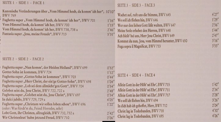 Bach,Johann Sebastian: Das Orgelwerk Vol.2, Box, Telefunken(6:35077 EK), D,  - 2LP - L8750 - 12,50 Euro
