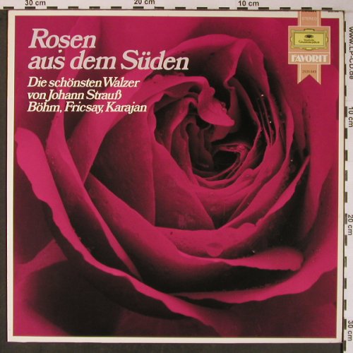 V.A.Rosen aus dem Süden: Die schönsten Walzer von, D.Gr.Favorit(2535 649), D, Ri,  - LP - L8752 - 5,00 Euro