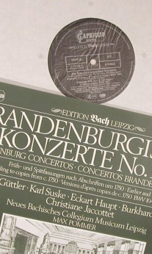 Bach,Johann Sebastian: 6 Brandenburgische Konzerte,Box, Capriccio(C 75 058/1-3), D, 1984 - 3LP - L8759 - 17,50 Euro