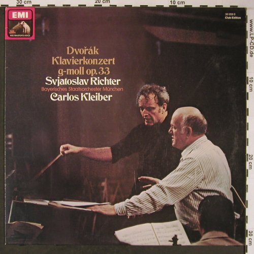 Dvorak,Anton: Klavier Konzert g-moll op.33, EMI(30059-0), D,Club Ed., 1977 - LP - L8762 - 7,50 Euro