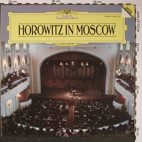 Horowitz,Vladimir: In Moscow, Foc, Deutsche Grammophon(419 499-1), D, 1986 - LP - L8774 - 9,00 Euro