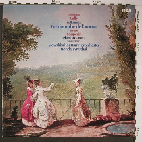 Lully,Jean-Baptiste / Couperin: Le triomphe de l'amour/Pieces en C., RCA,Opus/Weißmuster(RL 30380), D, 1979 - LP - L8778 - 7,50 Euro