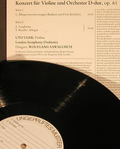 Beethoven,Ludwig van: Violinkonzert D-Dur op.61, RCA Red Seal, Muster(RL 31590), D, 1981 - LP - L8784 - 9,00 Euro