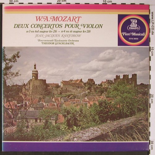Mozart,Wolfgang Amadeus: Deux Concertos pourViolin,KV216,218, Erato Fioro Musicali(EFM 18050), F,m-/vg+,  - LP - L8790 - 5,00 Euro
