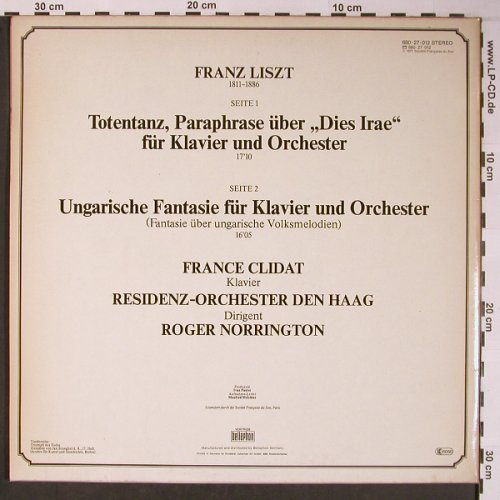 Liszt,Franz: Totentanz für Klavier und Orch, Foc, Aristocrate(680 27 012), D, m-/vg+, 1977 - LP - L8806 - 5,00 Euro