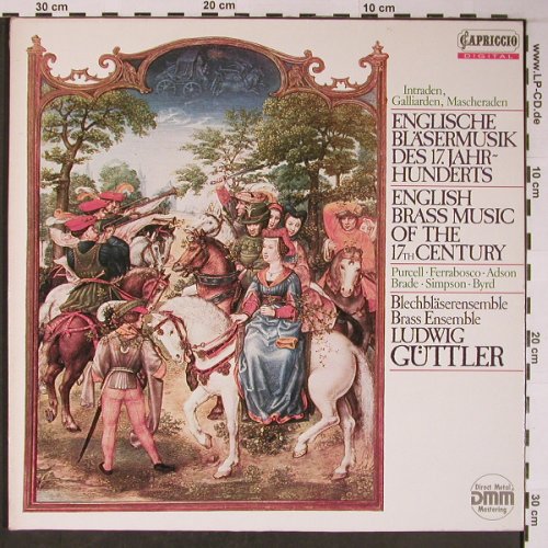 Güttler,Ludwig: Englische Bläsermusik d.17 Jahrh., Capriccio(C 27 120), D, Foc, 1987 - LP - L8810 - 6,00 Euro