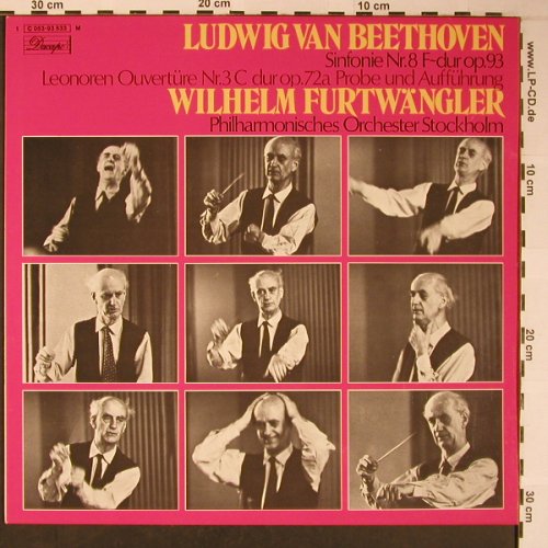 Beethoven,Ludwig van: Sinfonie Nr.8/ Probe Ouvert. Op.72a, Dacapo(C 053-93 533), D, Ri,  - LP - L8823 - 9,00 Euro