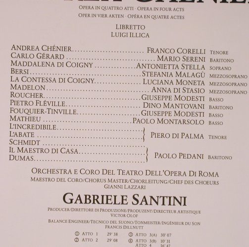Giordano,Umberto: Andrea Chenier,Box, His Masters Voice(29 1064 3), D, 1986 - 2LP - L8827 - 9,00 Euro
