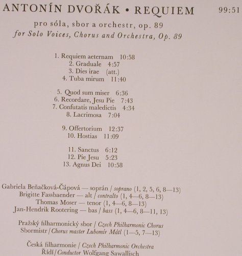 Dvorak,Antonin: Requiem op.89, Box, Supraphon(1112 4241-42), CZ,Ri, 1985 - 2LP - L8828 - 14,00 Euro