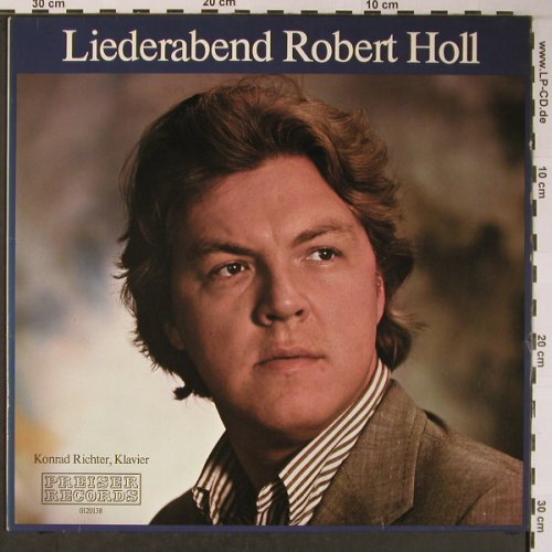 Holl,Robert: Liederabend, Konrad Richter Klavier, Preiser Records(0120138), A, vg+/vg+, 1975 - LP - L8838 - 5,00 Euro