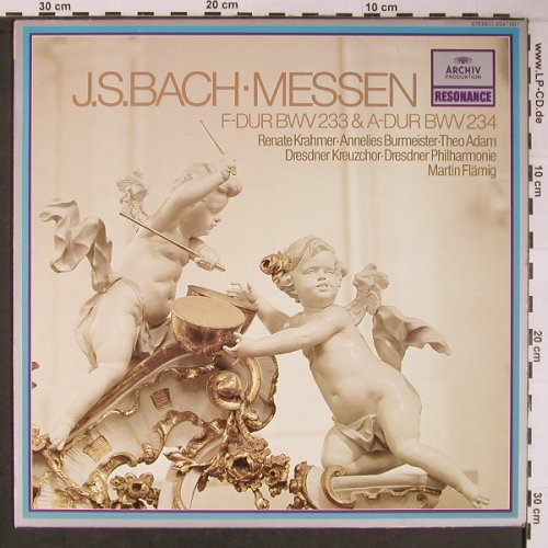 Bach,Johann Sebastian: Messen F-Dur, BWV 233 & A-Dur 234, Archiv Resonance(2547 061), D, 1973 - LP - L8858 - 6,00 Euro