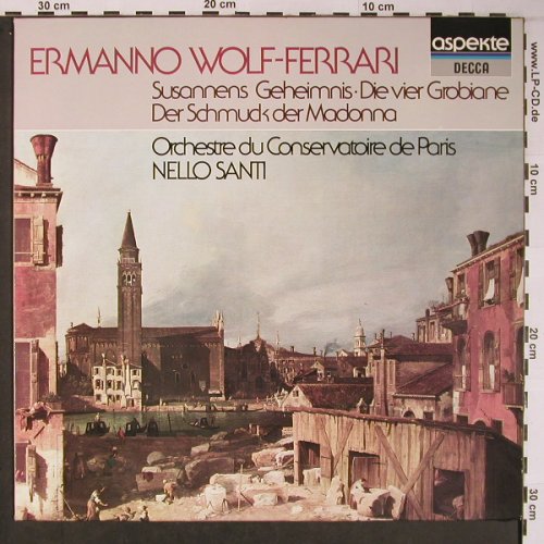 Wolf-Ferrari,Ermanno: Susannens Geheimnis, Decca Aspekte(6.42080 AH), D, Ri,  - LP - L8874 - 7,50 Euro