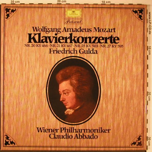 Mozart,Wolfgang Amadeus: Klavierkonzerte Nr.20,21,25,27,Box, Deutsche Gramophon(2726 524), D, 1982 - 2LP - L8879 - 9,00 Euro
