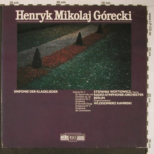 Gorecki,Henryk Mikolaj: Sinfonien der Klagelieder,Sinf.Nr.3, Schwann Musica Mundi(VMS 1615), D, m /vg+, 1983 - LP - L8900 - 30,00 Euro