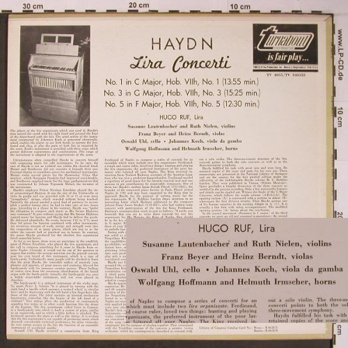 Haydn,Joseph: Lira Concerti Nr.1 F, Nr.3 C,Nr.5 G, Turnabout(TV 34055S), US,  - LP - L8935 - 7,50 Euro