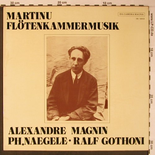 Martinu,Bohuslav: Flötenkammermusik, m-/vg+Laminat, Da Camera Magna(SM 92918), D, woc,  - LP - L8941 - 12,50 Euro