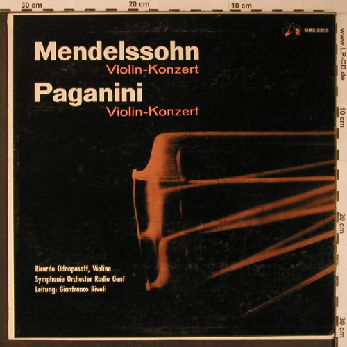 Mendelssohn-Bartholdy,Felix/Paganin: Violin-Konzert, 4 x stoc, MMS(MMS-2205), ,  - LP - L8953 - 12,50 Euro