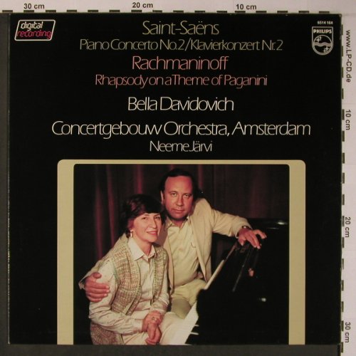Saint-Saens,Camille / Rachmaninoff: Piano Concerto No.2/Rapsod.Paganini, Philips(6514 164), NL,  - LP - L8988 - 7,50 Euro