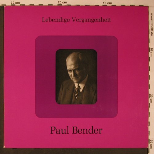 Bender,Paul: Lebendige Vergangenheit, LV(LV 19), A,  - LP - L8990 - 7,50 Euro