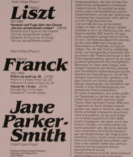Liszt,Franz / Franck: Fantasie u.Fuge ü.d.Choral/Priere20, EMI(067-03 817), D, vg+/m-, 1980 - LP - L8995 - 12,50 Euro