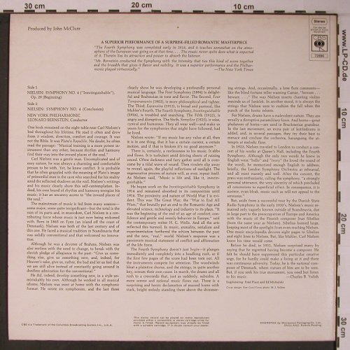 Nielsen,Carl: Symphony No.4 op.29, CBS(S 72890), UK, 1971 - LP - L9005 - 9,00 Euro