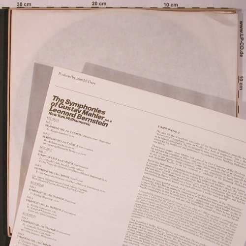 Mahler,Gustav: The Symphonies of Vol.2,No.2&3,Box, Columbia(M4X 31432), US, Ri, 1972 - 4LP - L9023 - 22,50 Euro