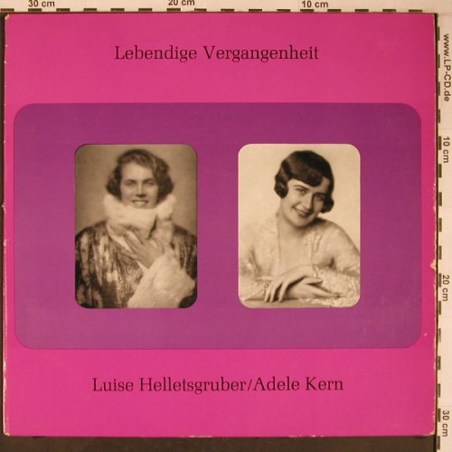 Helletsgruber,Luise / Adele Kern: Lebendige Vergangenheit, m-/vg+, LV(LV 57), D,  - LP - L9049 - 9,00 Euro