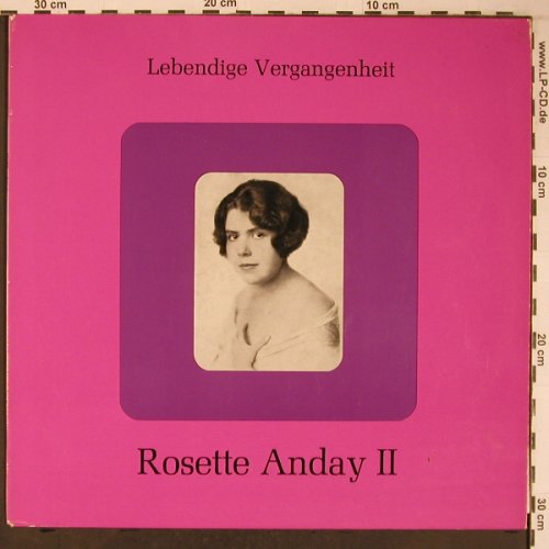 Anday,Rosette: Lebendige Vergangenheit - II, LV(LV 32), A,  - LP - L9051 - 7,50 Euro