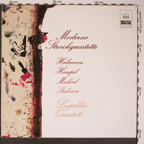 Leopolder Quartett: Moderne Streichquartette, DG Recording(MD + G G 1166), D, 1984 - LP - L9064 - 22,00 Euro